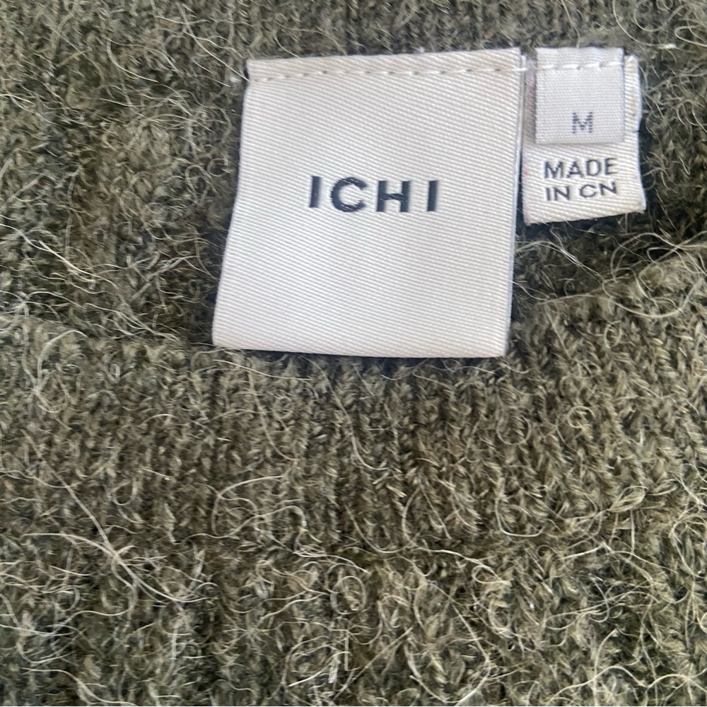 Striped Alpaca-Blend Rib Knit Sweater Medium Boxy Cozy EUC - Picture 5 of 10